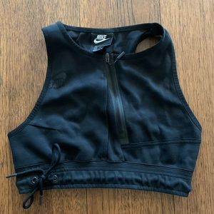 Nike Crop Tank Top Black Size Small